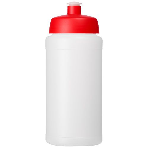 transparente/rojo Bidón deportivo con tapa de 500 ml con asa Baseline™