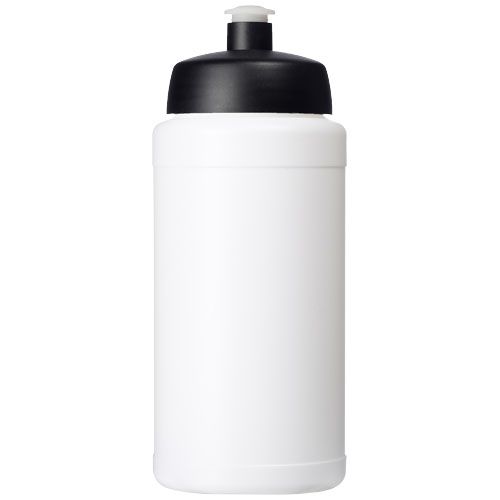 blanco/negro Bidón deportivo con tapa de 500 ml Baseline®