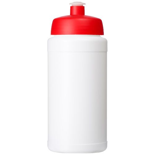 blanco/rojo Bidón deportivo con tapa de 500 ml Baseline®