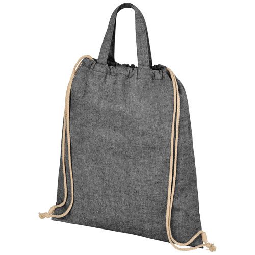 Mochila de cuerdas de algodón reciclado de 210 g/m² 6L 