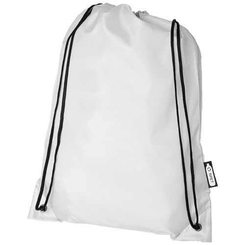 white Mochila de cuerdas de RPET 5L