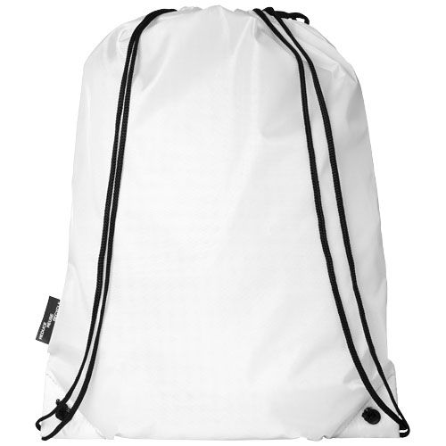 white Mochila de cuerdas de RPET 5L