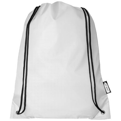 white Mochila de cuerdas de RPET 5L