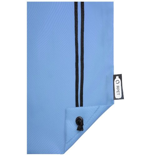 azul claro Mochila de cuerdas de RPET 5L