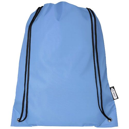 azul claro Mochila de cuerdas de RPET 5L