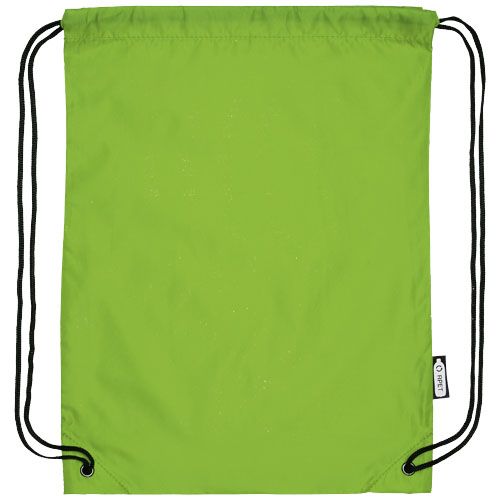 verde lima Mochila de cuerdas de RPET 5L