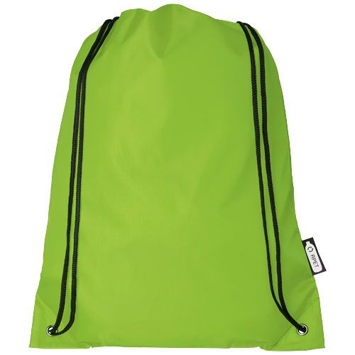 verde lima Mochila de cuerdas de RPET 5L