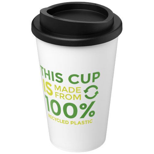 blanco/negro Americano® vaso térmico de 350 ml de