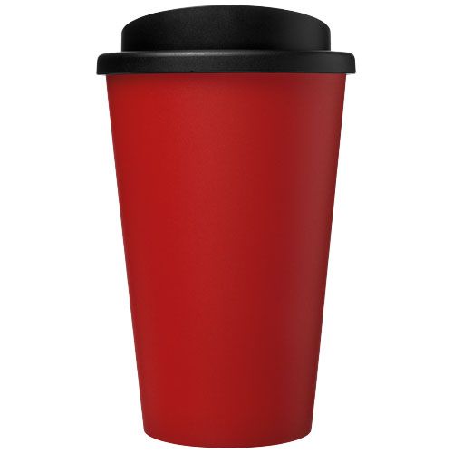 rojo/negro Americano® vaso térmico de 350 ml de