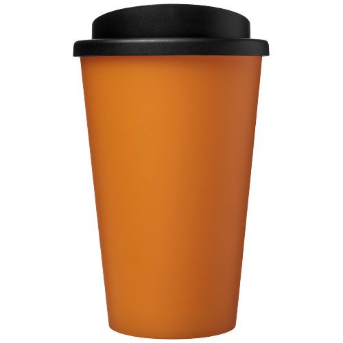 naranja/negro Americano® vaso térmico de 350 ml de
