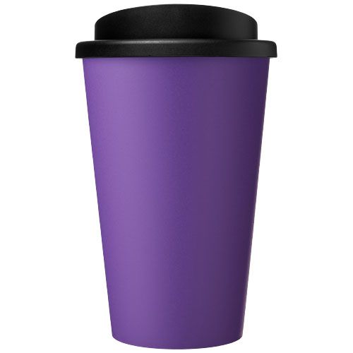 morado/negro Americano® vaso térmico de 350 ml de