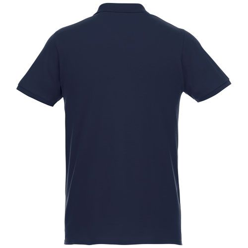 azul marino Polo de manga corta de material reciclado orgánico para hombre