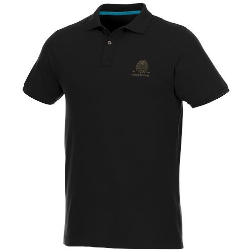 Polo de manga corta de material reciclado orgánico para hombre 