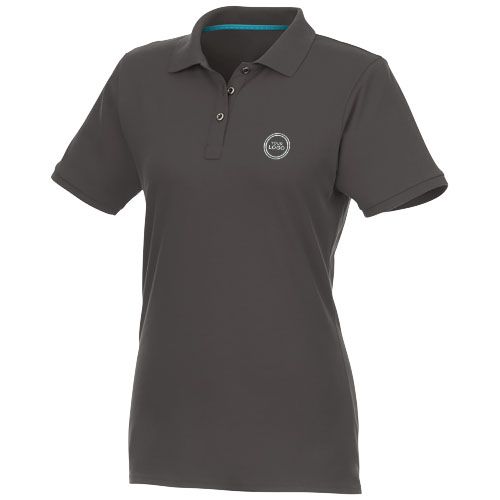 Polo de manga corta de material reciclado orgánico para mujer 