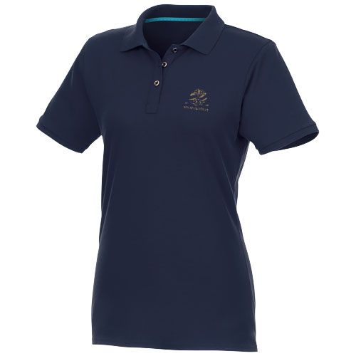 Polo de manga corta de material reciclado orgánico para mujer 