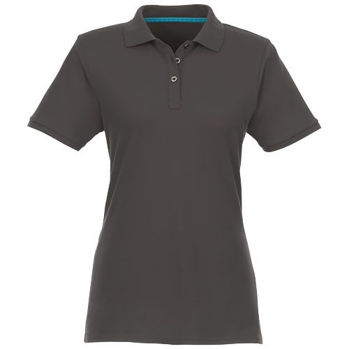 Polo de manga corta de material reciclado orgánico para mujer 