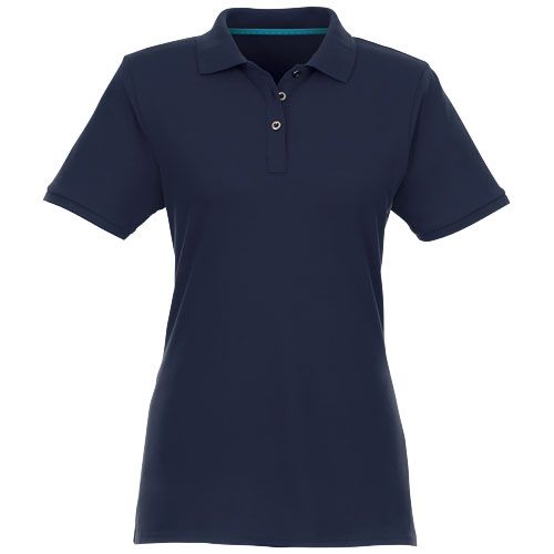 Polo de manga corta de material reciclado orgánico para mujer 