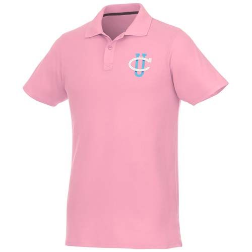rosa claro Polo de manga corta para hombre