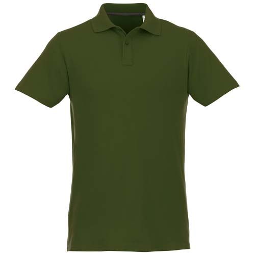 verde militar Polo de manga corta para hombre