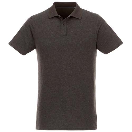 carbón Polo de manga corta para hombre de 180 g/m² Helios