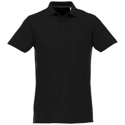 black Polo de manga corta para hombre