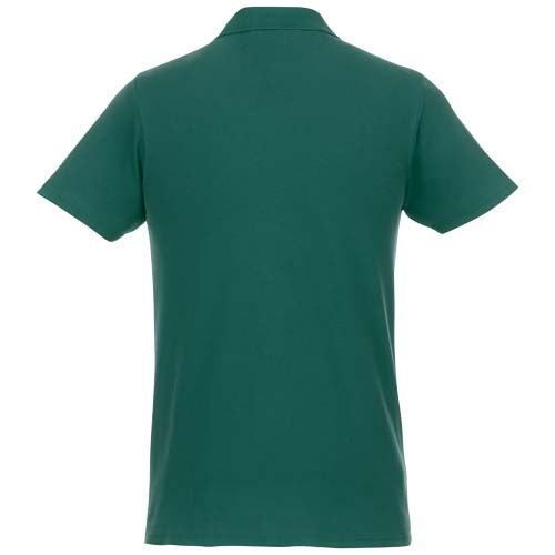 verde bosque Polo de manga corta para hombre