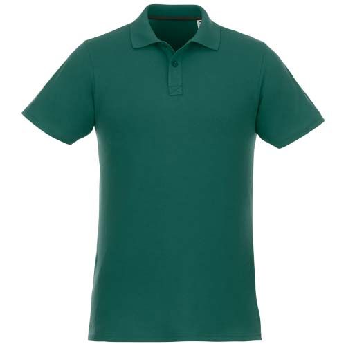 verde bosque Polo de manga corta para hombre