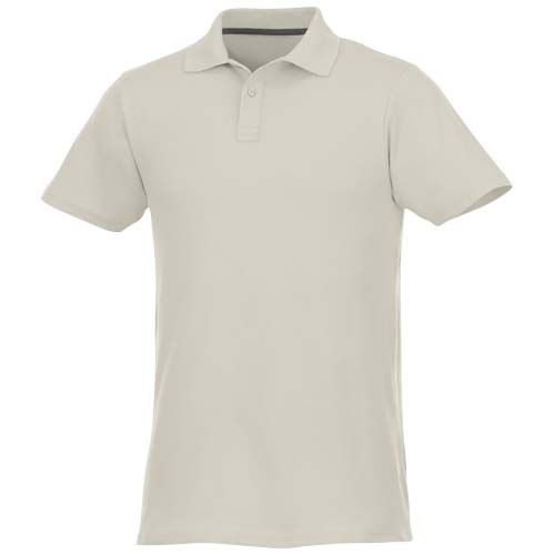 gris claro Polo de manga corta para hombre