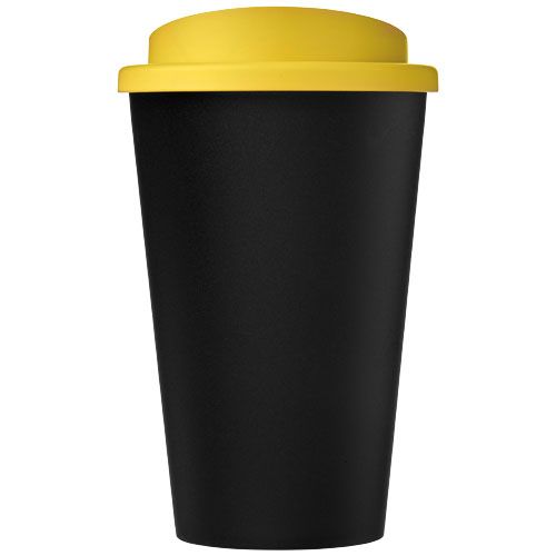 negro/amarillo Americano® Vaso térmico reciclado de 350 ml