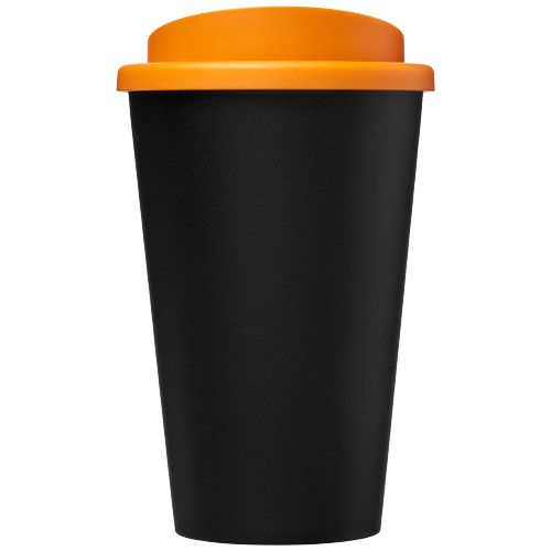 negro/naranja Americano® Vaso térmico reciclado de 350 ml