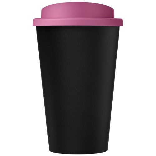 negro/rosa Americano® Vaso térmico reciclado de 350 ml