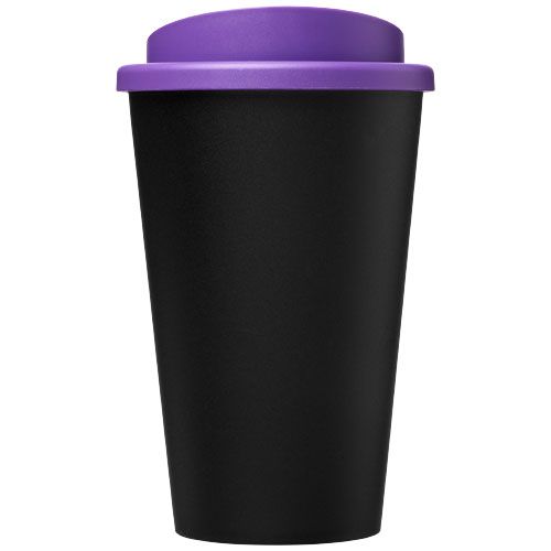 negro/morado Americano® Vaso térmico reciclado de 350 ml
