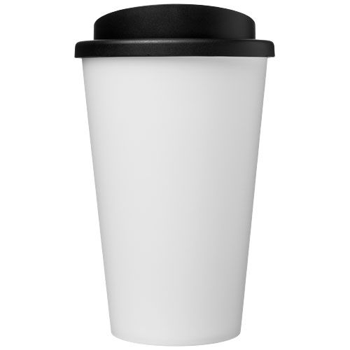 blanco/negro Americano® Vaso térmico reciclado de 350 ml