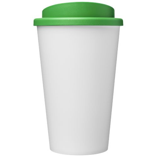 blanco/verde Americano® Vaso térmico reciclado de 350 ml