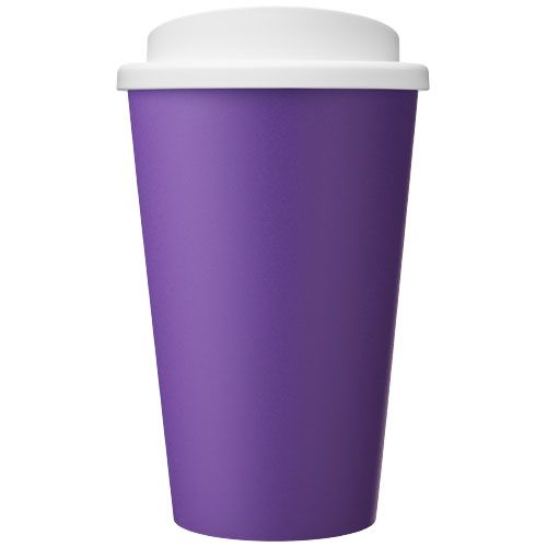morado/blanco Americano® Vaso térmico reciclado de 350 ml