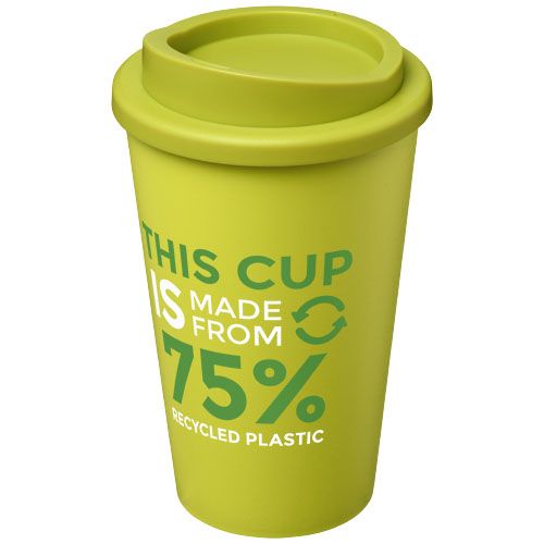 verde lima Americano® Vaso térmico reciclado de 350 ml