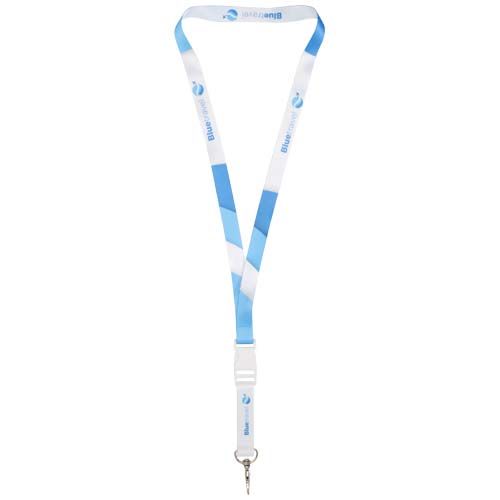 Bucks lanyard en sublimación con hebilla de seguridad desmontable