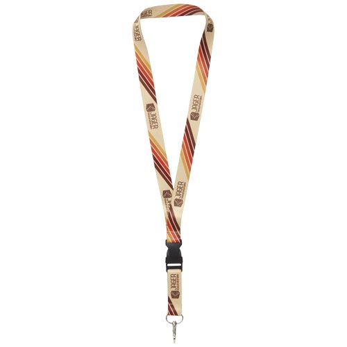 BUCKS LANYARD EN SUBLIMACIÓN CON HEBILLA DE SEGURIDAD DESMONTABLE
