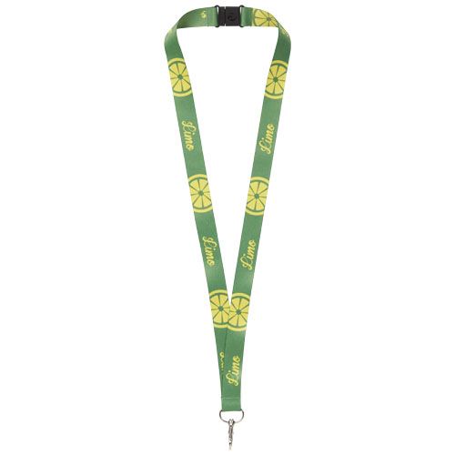 Addie lanyard en sublimación con cierre de seguridad