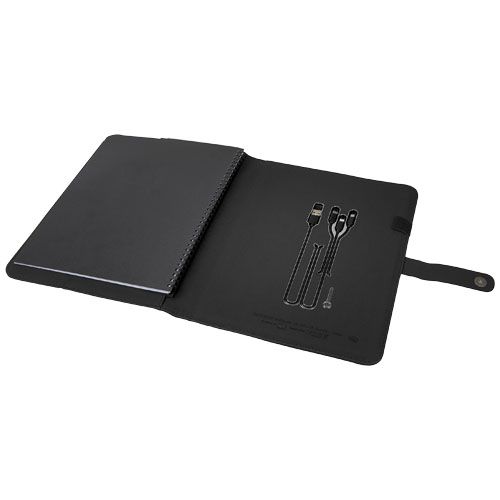 negro/blanco SCX.design O17 A4 notebook powerbank retroiluminado