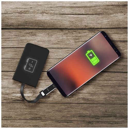 negro/blanco SCX.design P05 1000 mAh bateria externa retroiluminada