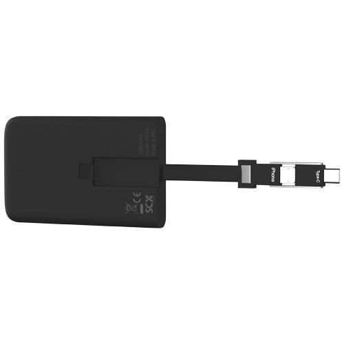 negro/blanco SCX.design P05 1000 mAh bateria externa retroiluminada