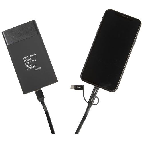 negro/blanco SCX.design P20 5000 mAh bateria externa retroiluminada