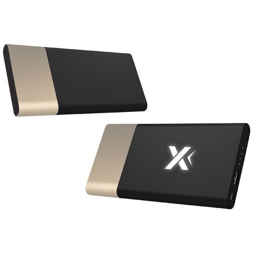 dorado/blanco SCX.design P20 5000 mAh bateria externa retroiluminada