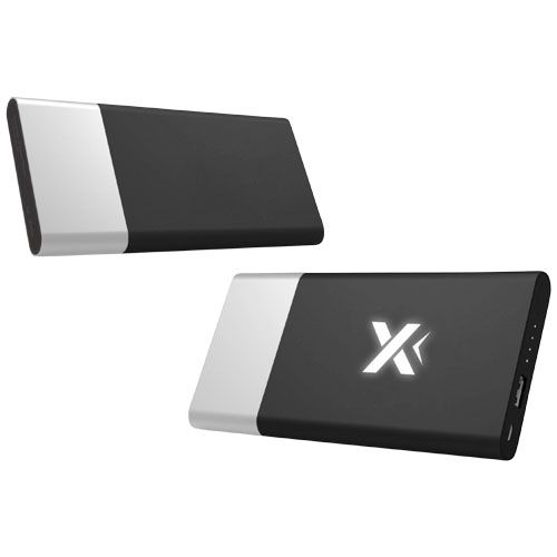 plateado/blanco SCX.design P20 5000 mAh bateria externa retroiluminada
