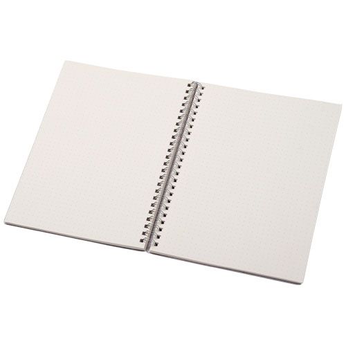white Libreta A5 con espiral
