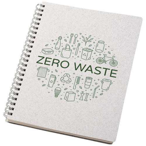 white Libreta A5 con espiral