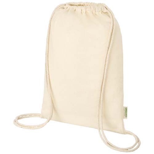 Mochila de cuerdas de algodón orgánico de 100 g/m² 5L 