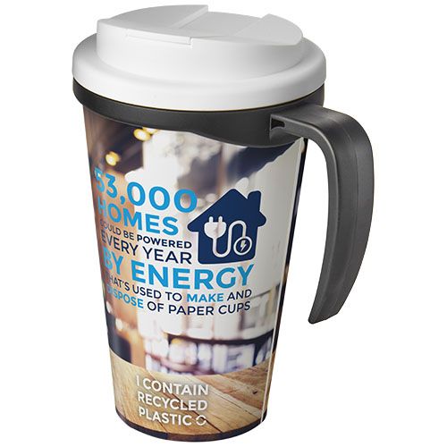 BRITE-AMERICANO® TAZA DE 350 ML  CON TAPA ANTIGOTEO 