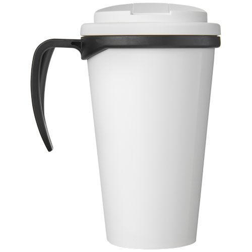 negro/blanco Brite-Americano® Taza de 350 ml con tapa antigoteo